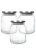 Set de borcane 3 bucăți MTLPKY290S3, Argintiu, 7x9.5x7 cm, SKU 949FRB1268, imagine 1