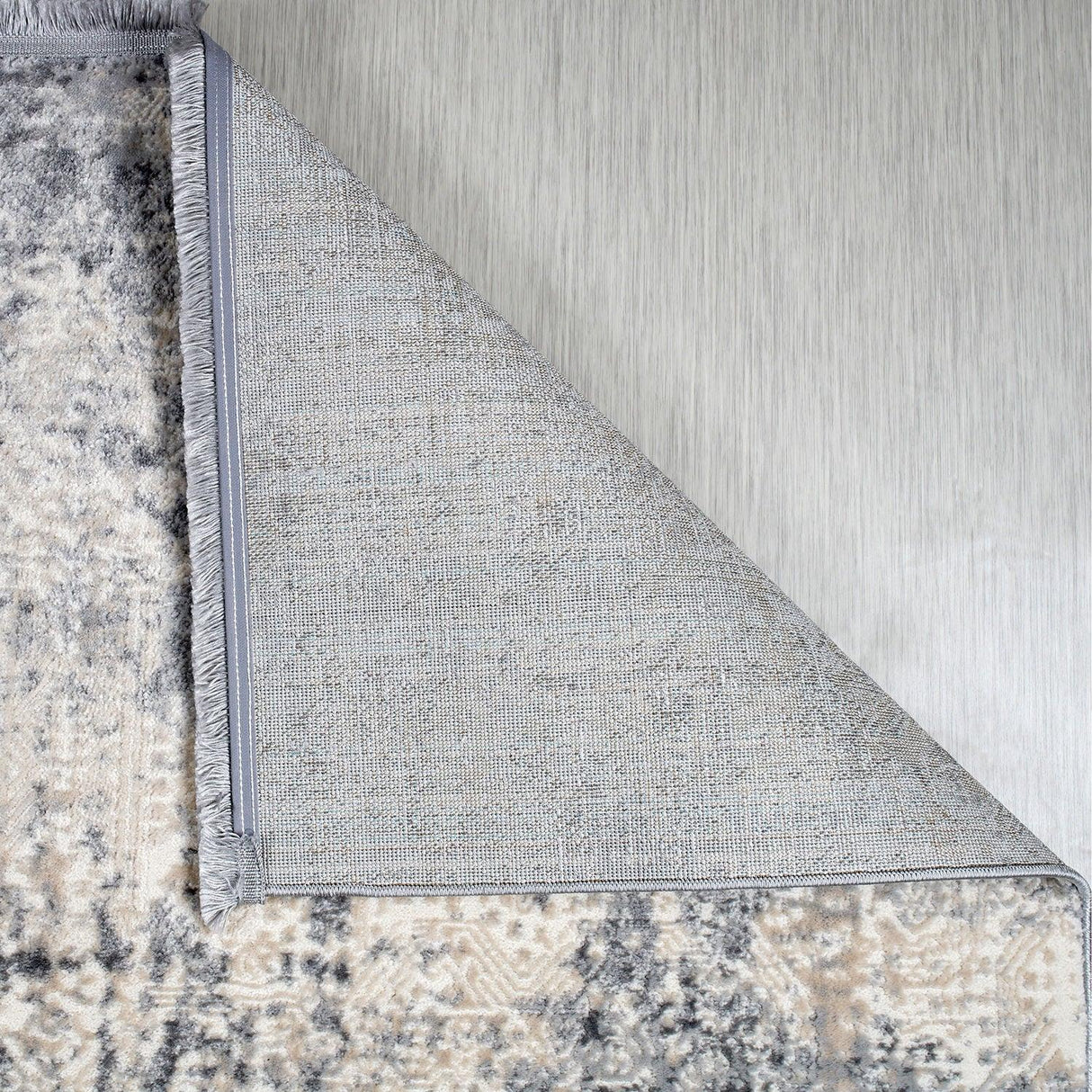 Covor de living / dormitor Suszi, Lavabil, Gri, Antiderapant (diverse dimensiuni) - Gri, SKU 952CCL1159