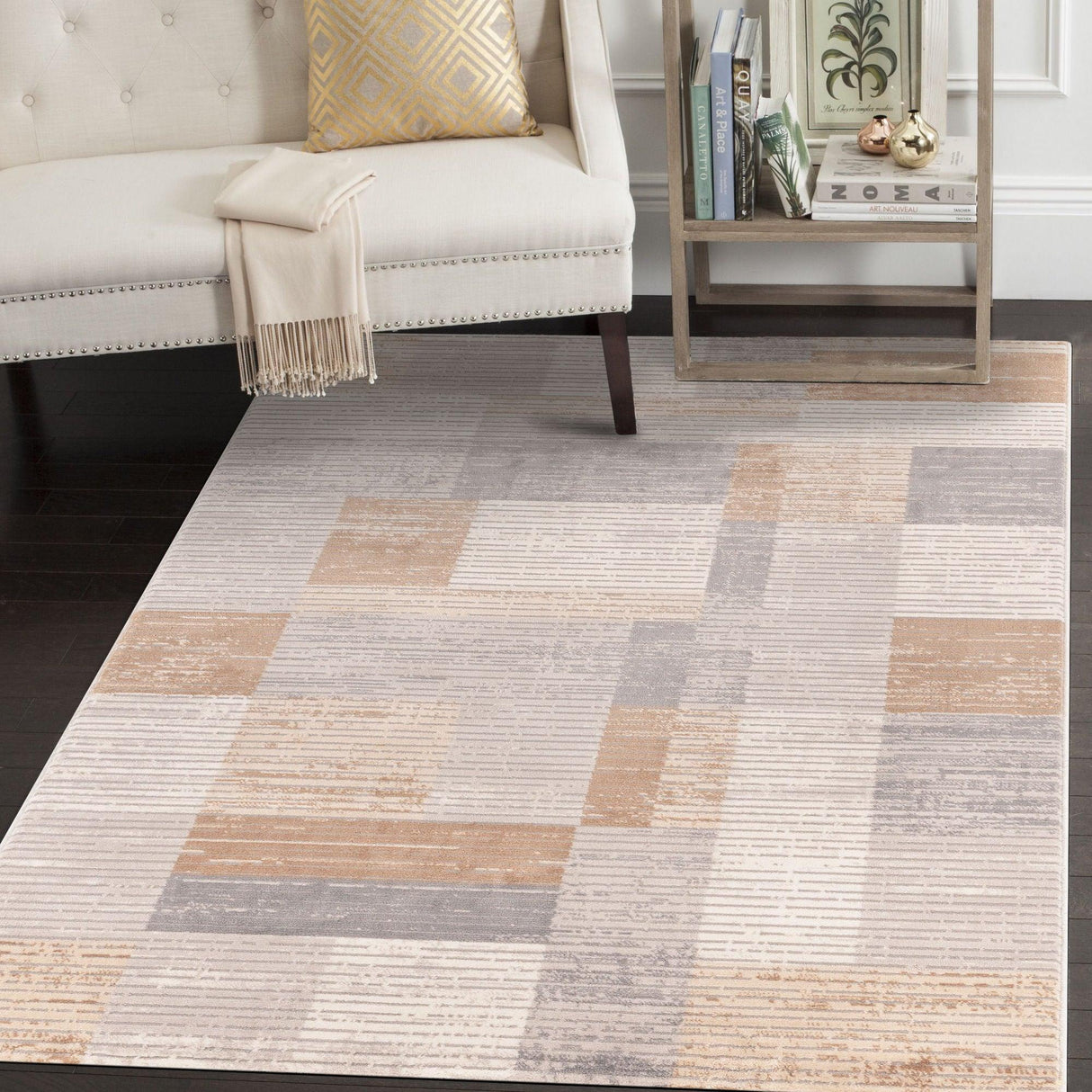 Covor Motto, Gri (diverse dimensiuni) - 160 x 230, SKU 952CCL1729