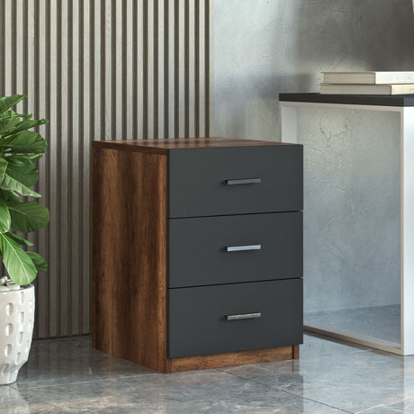 Corp mobil Vo3-Ba, Nuc - Antracit, 45x47x62 cm