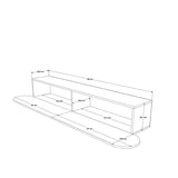 Comodă TV LUM1, Diverse culori, 200x32x30 cm - Comodă TV LUM1, Diverse culori, 200x31.6x29.6 cm, SKU 956LCS1690, imagine 7