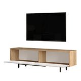 Comodă TV ON1-SW, Stejar - Alb, 160x36x45 cm