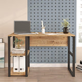Birou Doina cu rafturile stanga, Stejar, 120 x 75 x 60 cm