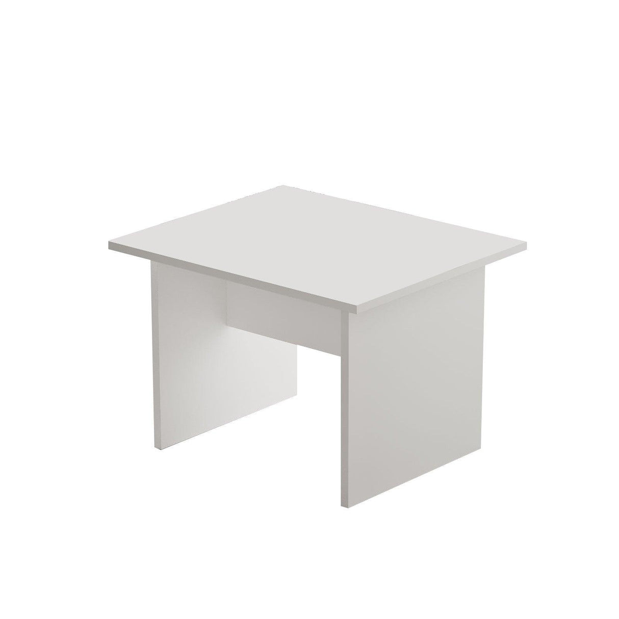 Masuta de cafea Bexon, Alb - Stejar, 60 x 47 x 50 cm - Alb, SKU 956LCS1202