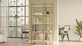 Biblioteca Dudu Lux,  88 x 175 x 30 cm - Alb, SKU 956LCS1423