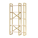 Biblioteca Dudu Lux,  88 x 175 x 30 cm - Alb, SKU 956LCS1423