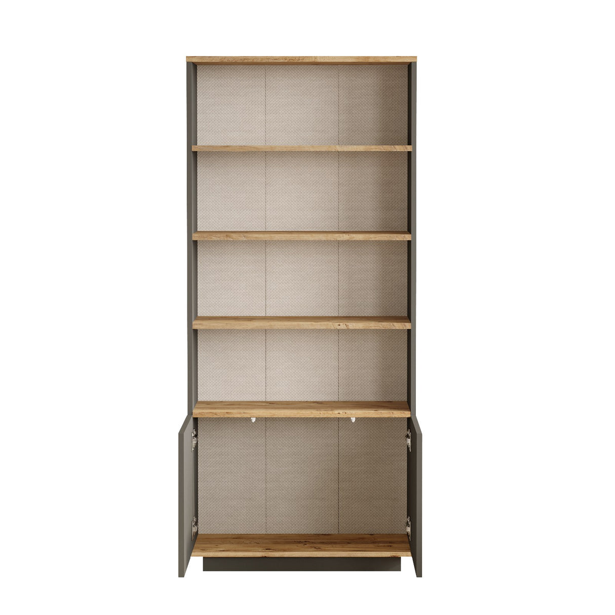 Bibliotecă FR16-AA, Pin atlantic - Antracit, 75x27x168 cm