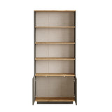 Bibliotecă FR16-AA, Pin atlantic - Antracit, 75x27x168 cm