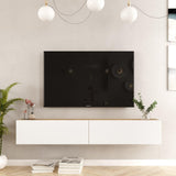 Comoda TV Twire, 180x30x32 cm - Alb, SKU 956LCS1611