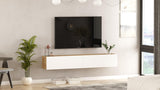 Comoda TV Twire, 180x30x32 cm - Alb, SKU 956LCS1611