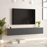 COMODA TV HM4 - CG, Stejar, 180x30x32 cm