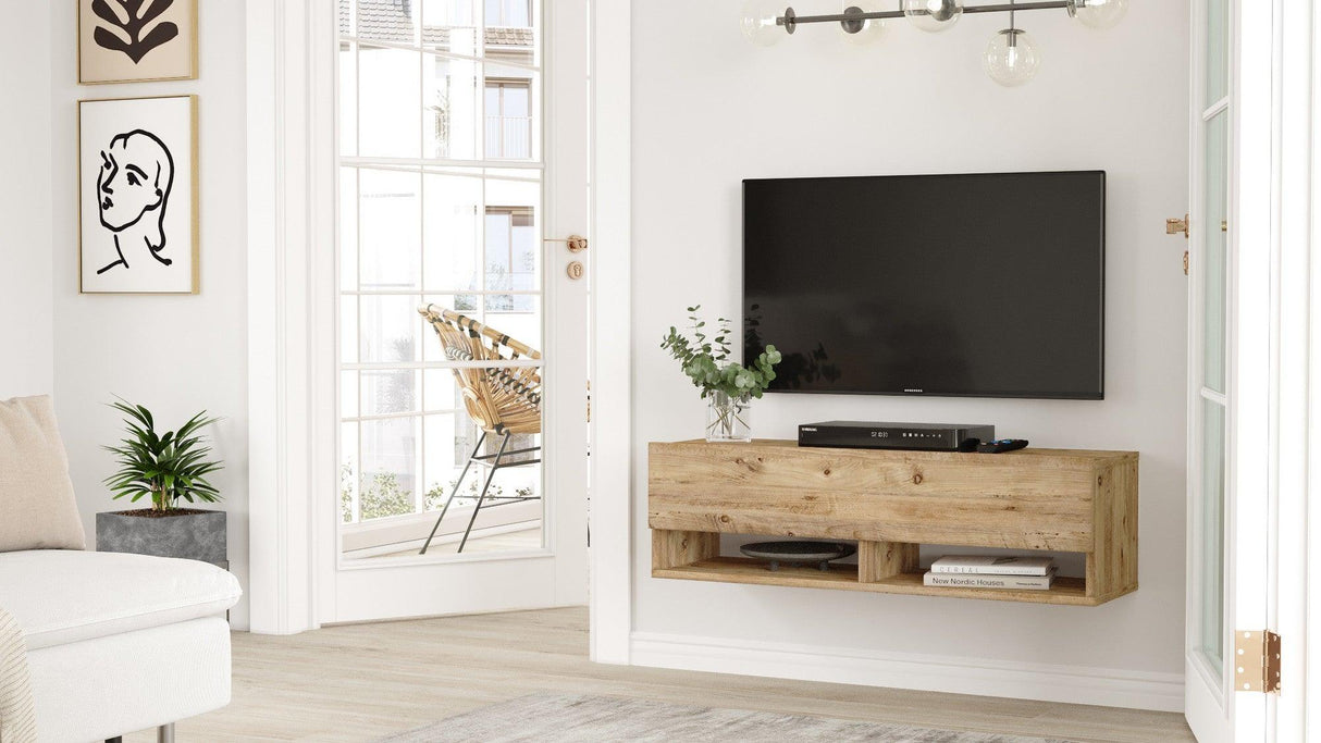 COMODA TV AR7 - KA, Stejar, 100x29x32 cm