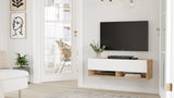 Comoda TV Wiali, Stejar, 100x30x32 cm