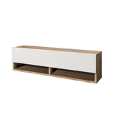 Comoda TV Wiali, Stejar, 100x30x32 cm