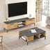 Set Mobila Sufragerie New York, Gri - Stejar, Comoda Tv si Masuta Sufragerie, SKU 956LCS1670
