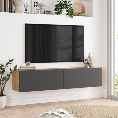 COMODA TV ST1 - GW, Stejar, 140x29x32 cm