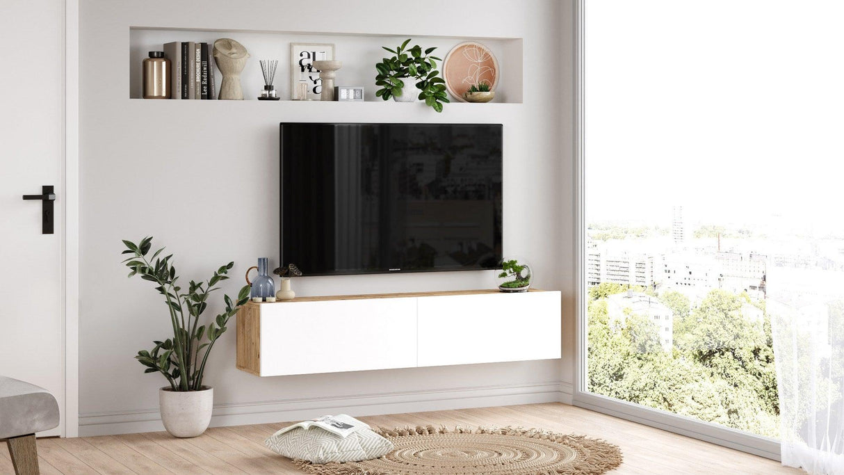 COMODA TV AR12-CA, Stejar, 140x29x32 cm