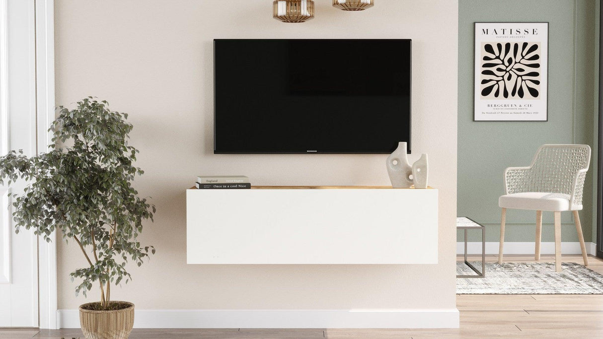 COMODA TV WL9-W, Stejar, 100x31.6x29.1 cm