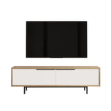 Comodă TV ON1-SW, Stejar - Alb, 160x36x45 cm
