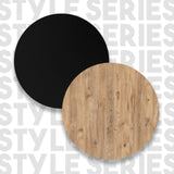 Masa Bucatarie Bar multifunctionala Wallo, Gri - Stejar - Alb - Negru, 120 x 102 x 52 cm - Negru, SKU 956LCS2201