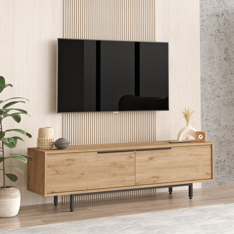 Comodă TV On1-S, Nuc, 160x36x45 cm