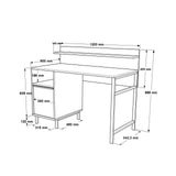 Birou On16-S, Nuc, 120x54x100 cm
