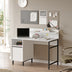 Birou On16-W, Alb, 120x54.05x99.8 cm, SKU 956LCS3498, imagine 3