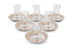 Set de cani de ceai, Crem, 25x10x35 cm, SKU 960DYN1206