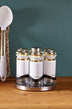 Set de borcane 7 bucăți d72, Alb, 4x4x13 cm, SKU 960DYN1921, imagine 1