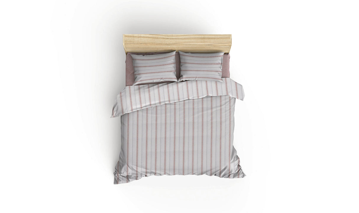 Set lenjerie de pat dublă Viento, Diverse culori, 200x220 cm - Bordo - Ecru | SKU: 962ELT2108 | Set lenjerie de pat dublă Viento, 200x220 cm, varianta Bordo - Ecru, produs pentru amenajarea locuinței, disponibil online în România la CasaMob