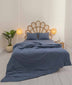 Bleumarin | SKU: 962ELT2112 | Set lenjerie de pat dublă Pacifico, 200x220 cm, varianta Bleumarin, produs pentru amenajarea locuinței, disponibil online în România la CasaMob
