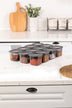 Set recipiente pentru depozitare 12 bucăți BNMPOLYAS12-5, Antracit, 10x10x9.5 cm, SKU 964FRM1156, imagine 1