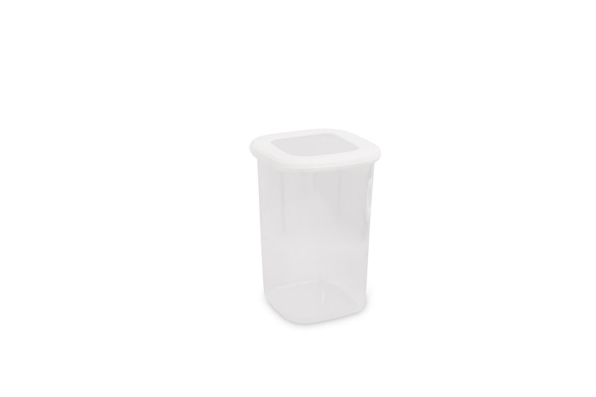 Set recipiente pentru depozitare 18 bucăți BNMPOLYWS18-51217, Alb, 10x10x10 cm