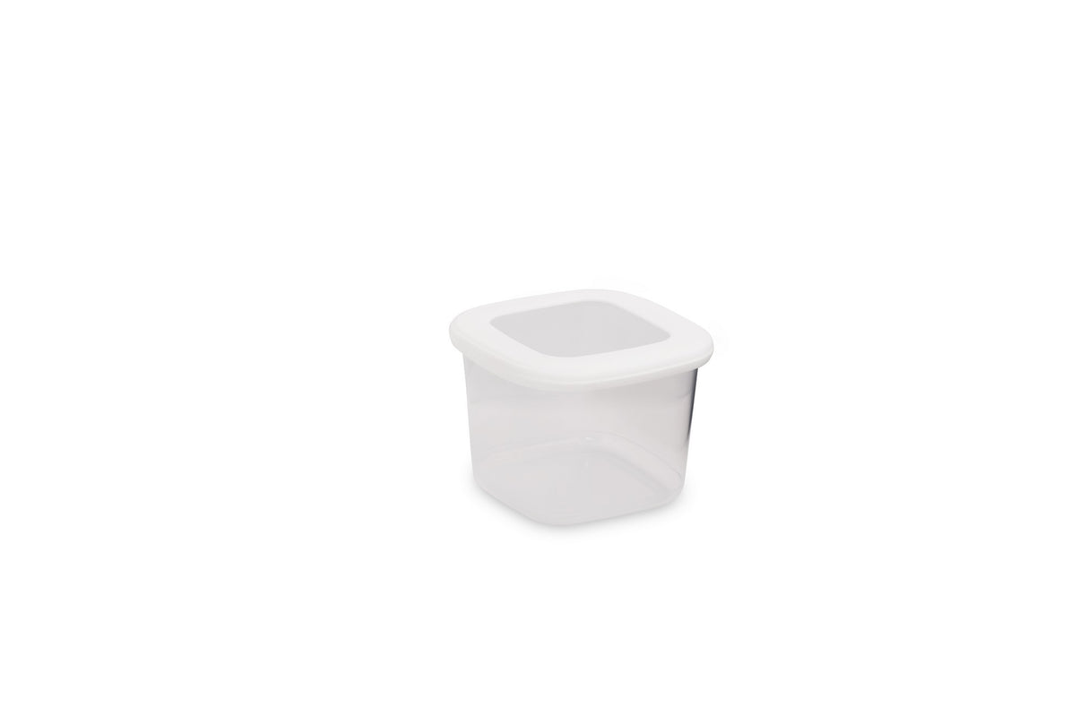 Set recipiente pentru depozitare 18 bucăți BNMPOLYWS18-51217, Alb, 10x10x10 cm