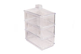 Set recipiente pentru depozitare 6 bucăți Dıkdortgenakrlk - 6, Transparent, 17x10x7 cm