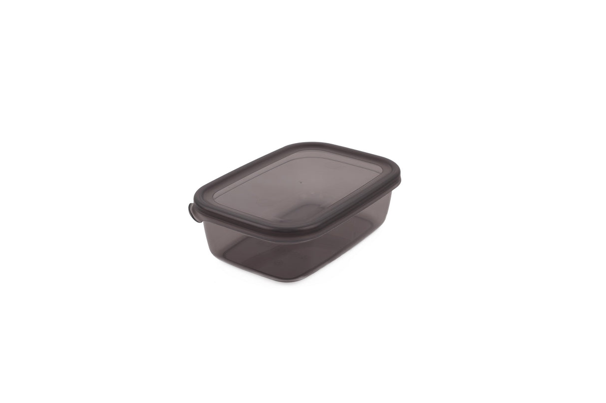 Set recipiente pentru depozitare 6 bucăți FOLYBNM-0513, Roșu - Antracit, 14x20x7 cm