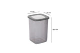 Set recipiente pentru depozitare 24 bucăți BNMPOLYAS24-51217, Antracit, 10x10x25 cm
