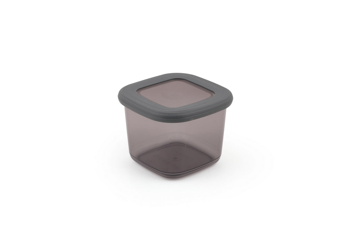 Set recipiente pentru depozitare 12 bucăți BNMPOLYAS12-51217, Antracit, 10x10x25 cm