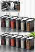 Set recipiente pentru depozitare 12 bucăți DSY12-2, Antracit, 9x19x17 cm, SKU 964FRM1125, imagine 1