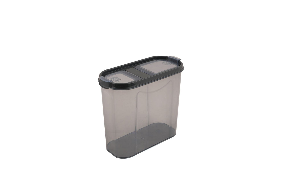 Set recipiente pentru depozitare 12 bucăți DSY12-14228, Antracit, 9x19x24 cm