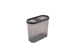 Set recipiente pentru depozitare 12 bucăți DSY12-14228, Antracit, 9x19x24 cm