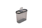 Set recipiente pentru depozitare 12 bucăți DSY12-14228, Antracit, 9x19x24 cm