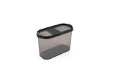 Set recipiente pentru depozitare 18 bucăți DSY18-14228, Antracit, 9x19x24 cm