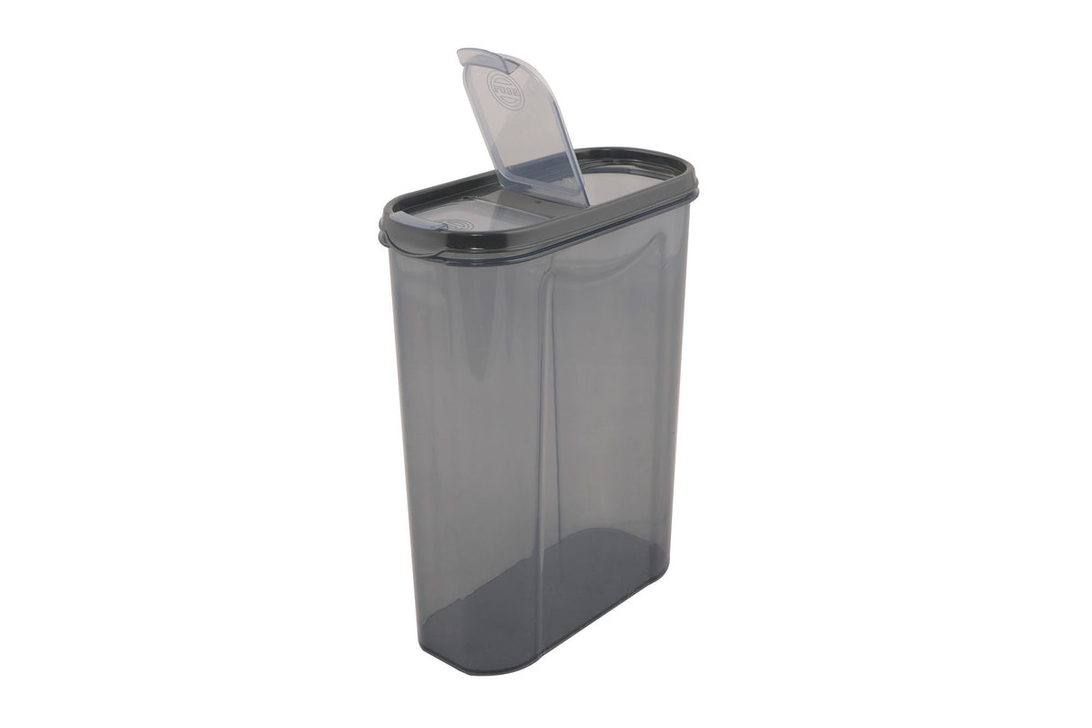 Set recipiente pentru depozitare 24 bucăți DSY24-14228, Antracit, 9x19x24 cm