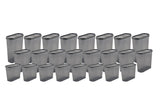 Set recipiente pentru depozitare 24 bucăți DSY24-14228, Antracit, 9x19x24 cm