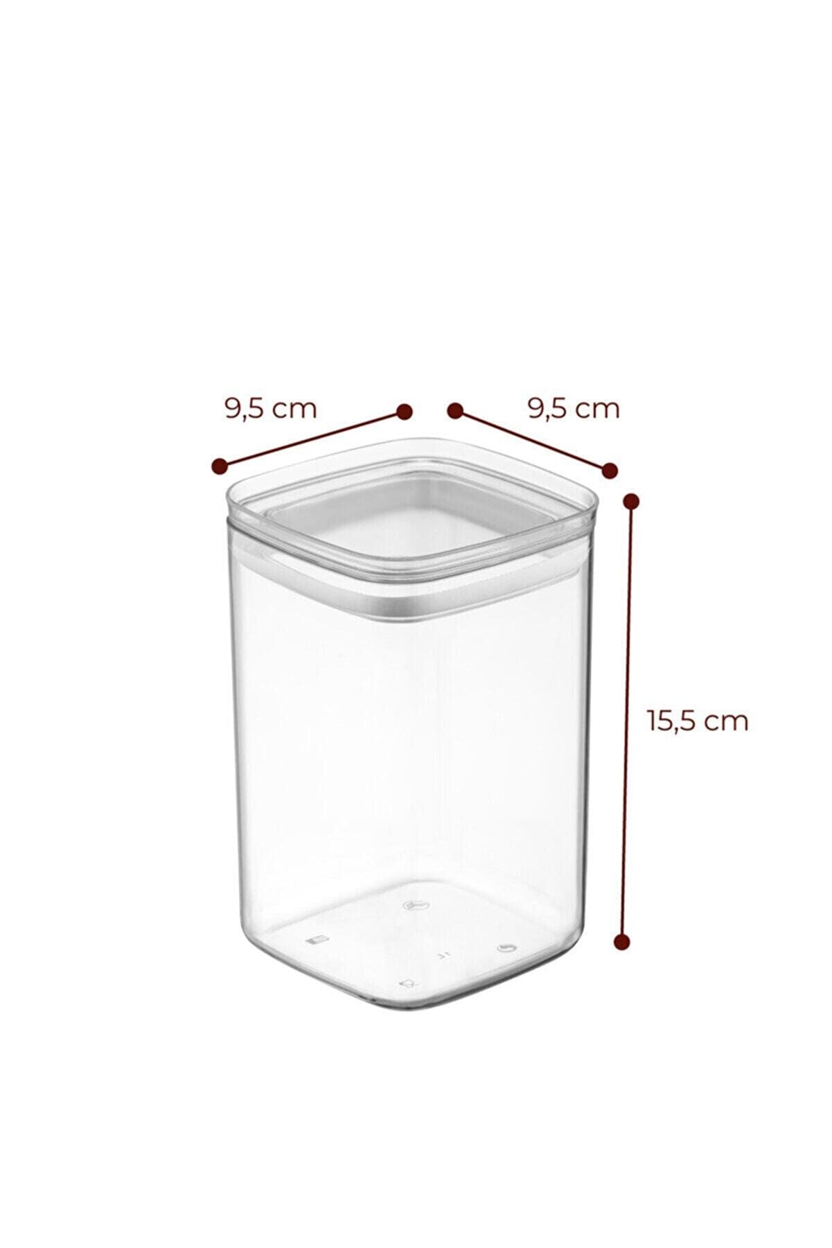 Set recipiente pentru depozitare 24 bucăți 3BOY24, Antracit, 10x10x18 cm