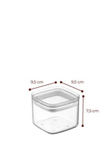 Set recipiente pentru depozitare 24 bucăți 3BOY24, Antracit, 10x10x18 cm