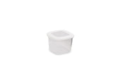 Set cutie de depozitare, Alb, 10x10x9.5 cm