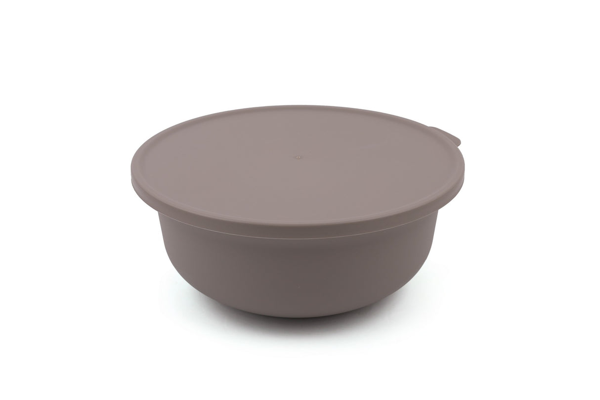Set recipiente pentru depozitare 3 bucăți YUVBEI03-124, Gri, 24x24x10 cm