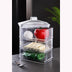Set recipiente pentru depozitare 3 bucăți Dıkdortgenakrlk - 3, Transparent, 17x10x7 cm, SKU 964FRM5106, imagine 1